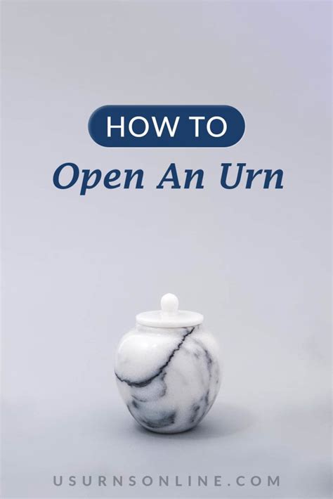 how to open metal box urn|how to open an urn box.